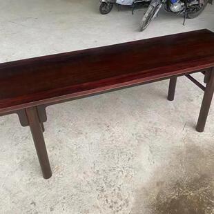 红木家具交趾黄檀明式条案老挝大红酸枝红木翘头案客厅玄关桌