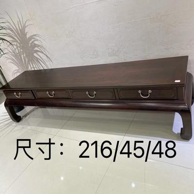 电视柜老挝大红酸枝电视机柜中式客厅实木小户型条案储物影视地柜