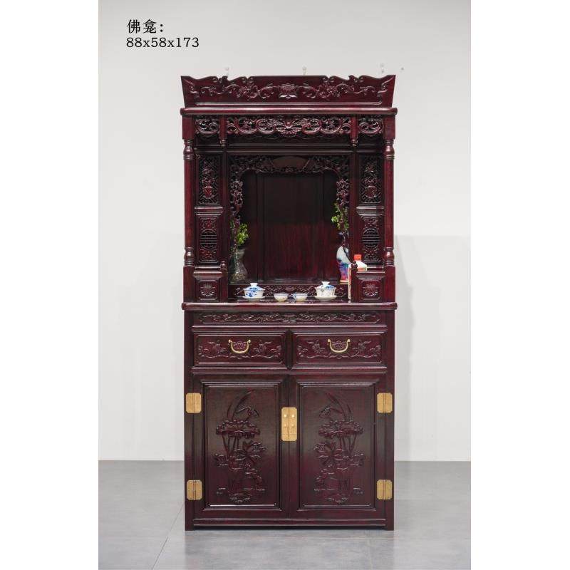 血檀佛龛神台立柜供奉架佛台供奉桌财神爷菩萨紫檀木佛像家用供桌,住宅家具,佛柜/佛龛,淘宝优惠券,粉丝福利购,淘宝优惠卷