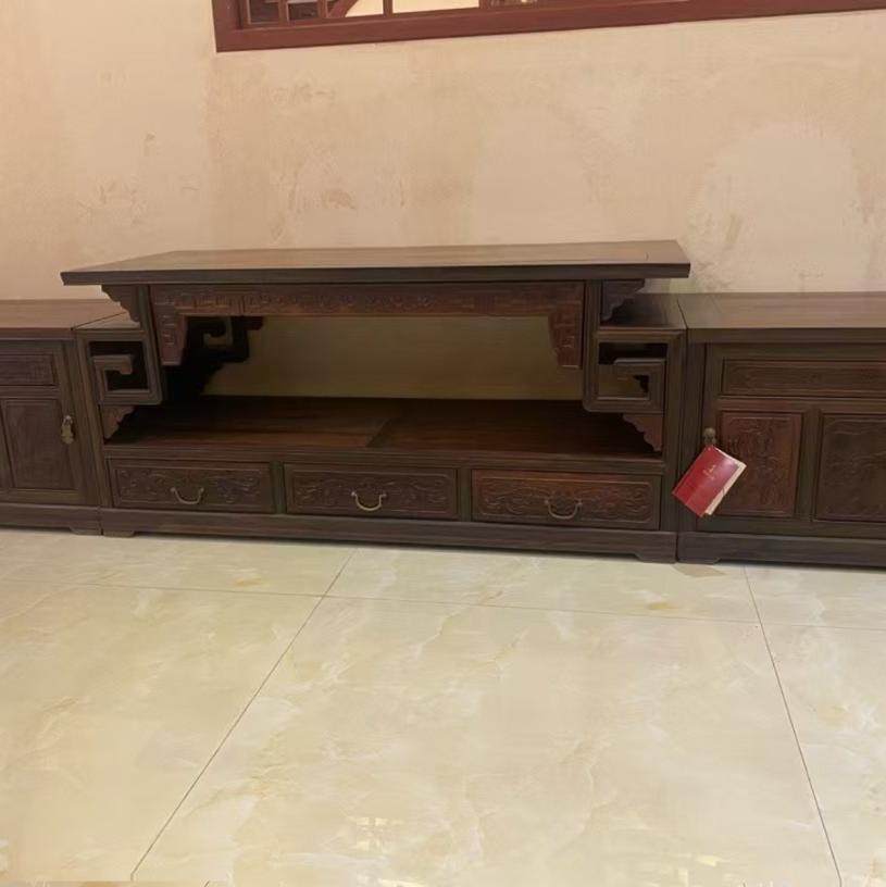 国标红木家具红酸枝电视柜交趾黄檀客厅地柜新古典明式简约储物柜,住宅家具,红木电视柜,淘宝优惠券,粉丝福利购,淘宝优惠卷