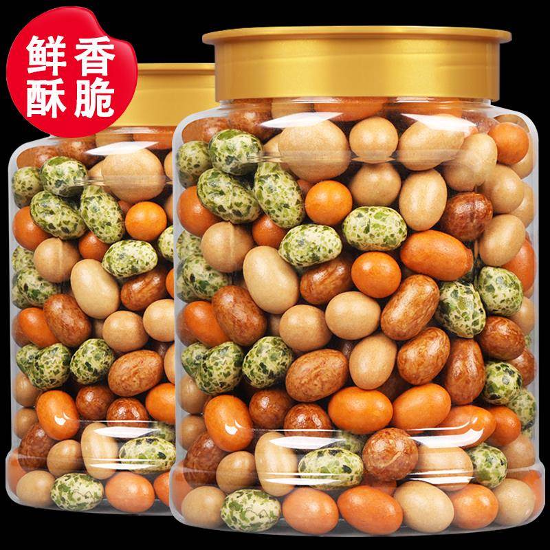 多彩豆鱼皮花生米500g旗舰