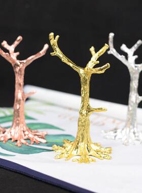 水晶球底座厂家金属树枝家居大号球托装饰品创意轻奢支架摆件