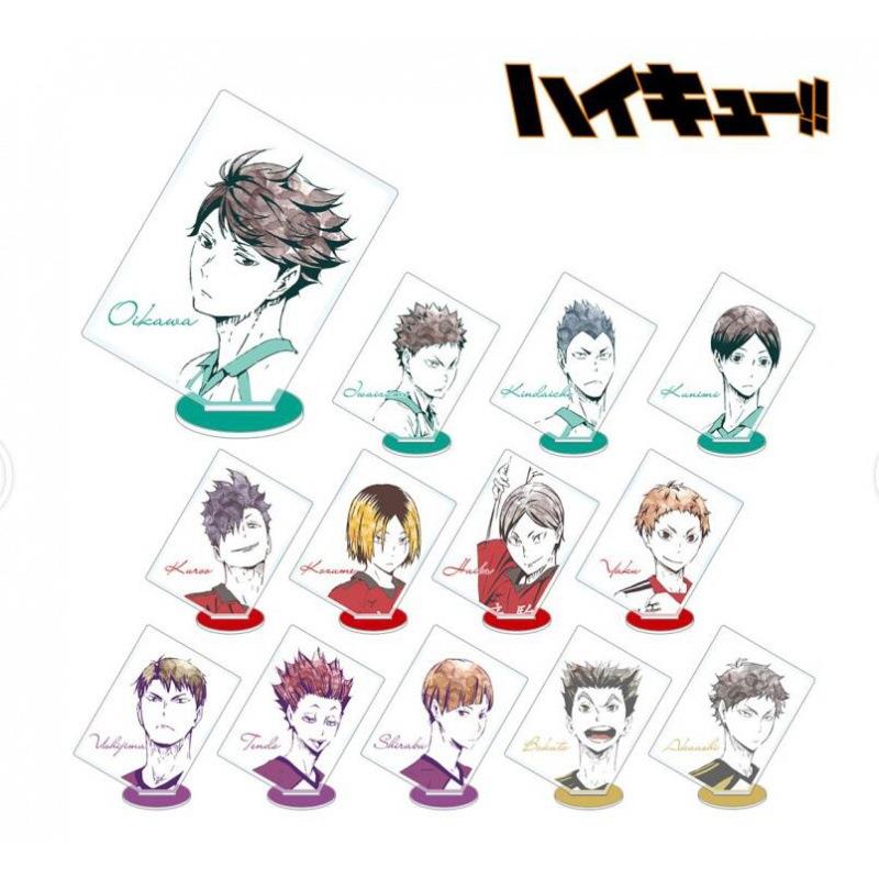 排球少年周边 日向翔阳影山飞雄泽村大地及川彻方块立牌