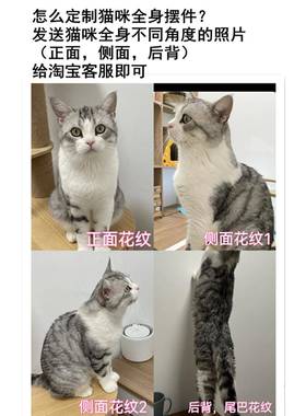 宠物猫咪定制香薰英短美短布偶宠物猫咪纪念定制摆件香薰情侣礼物