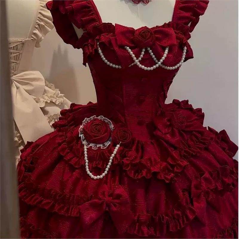 现货洛丽塔裙子lolita巴巴露亚jsk礼服连衣裙优雅Lolitacos公主