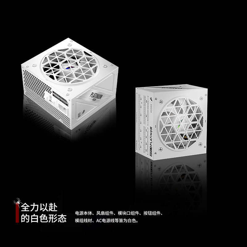 首席玩家NGDP铂金1000W全模组ATX3.0&3.1台式机箱