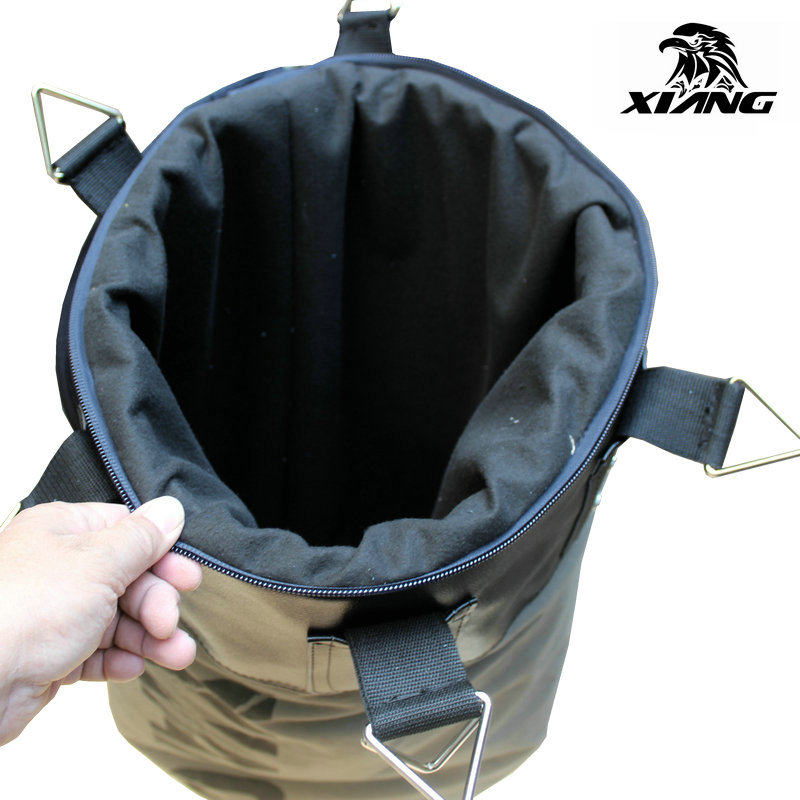 广州响牌老帆布吊式空心拳击训练沙袋试验散打泰拳武馆健身房沙包