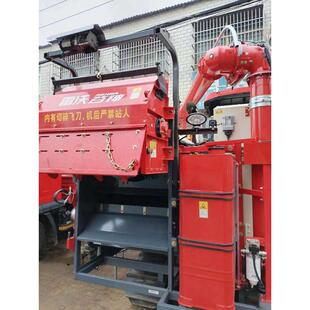 福田雷沃收割机配件粉碎机升降器加厚改装折叠款升降支架一体折弯