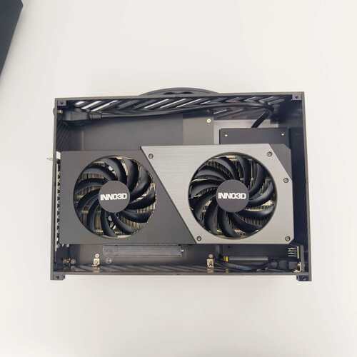 缔誓A45机箱5升ITX，A4结构支持双风扇显卡4070tis 小1u电源