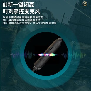 直播耳机主播专用手机台式电脑声卡录歌收音配音一键闭麦可闭麦