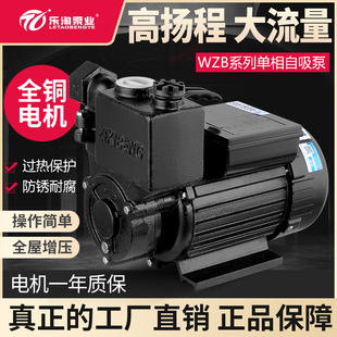 精品自吸泵家用井水220v全自动自来水增压泵小型抽水机高扬程抽水
