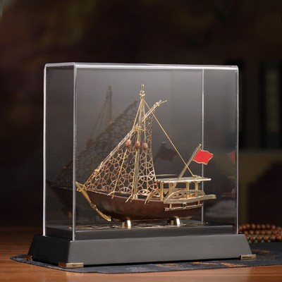 金属工艺品一帆风顺摆件办公室桌面装饰摆设品商务乔迁礼品