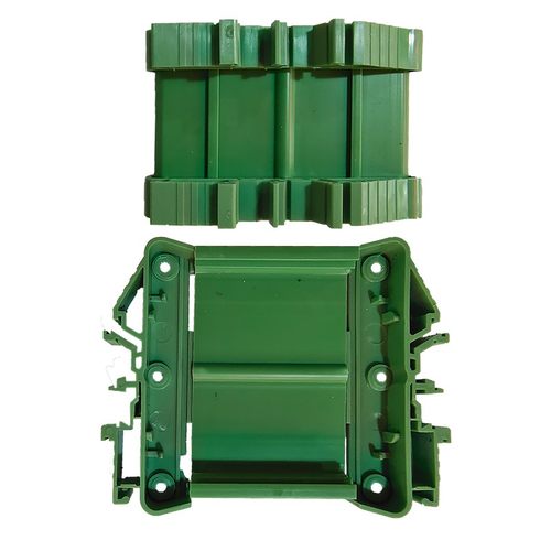 免焊DB15母头中继端子台插拔式接线绿色板DIN导轨电子D-SUB分线器