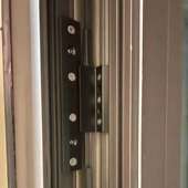 玻璃门平开欧标槽隔热折页铝合金门窗加厚断桥合页窗户铰链五金