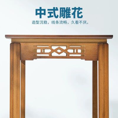 花架子室内花台花盆架客厅落地式吊兰架仿古花几中式竹花架置物架