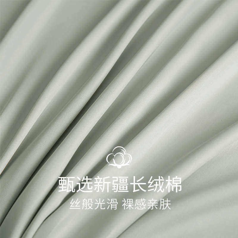 纯色高支全棉加高床笠单件纯棉床罩180x200厚床垫加大尺寸2米x2cm
