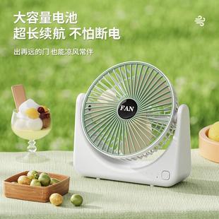 跨境家用小风扇USB充电款 户外大风量电风扇 学生桌面台式 扇便携式