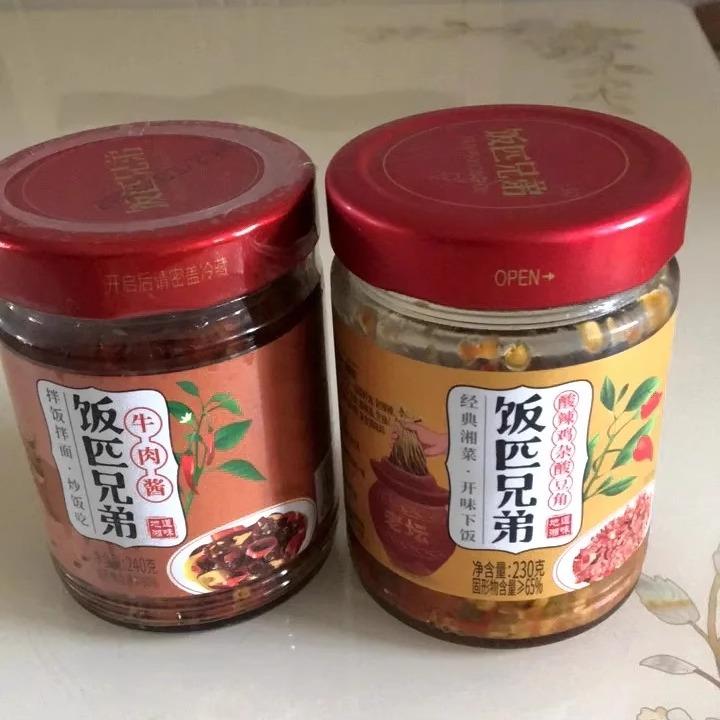 饭匹兄弟酸辣鸡杂豆角湖南