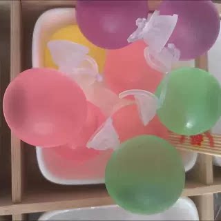 爆皮果冻气球丸子网红零食