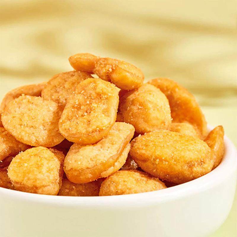 甘源[285克蚕豆]酱牛肉味蟹黄味蚕豆坚果休闲办公小食