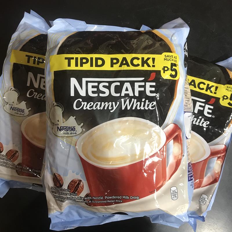 现货菲律宾雀巢奶油牛奶白咖啡NESCAFE Creamy White25.5g*30包
