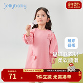 纱裙洋气宝宝春款 女童连衣裙春季 小童甜美蝴蝶卫衣裙儿童春装 裙子