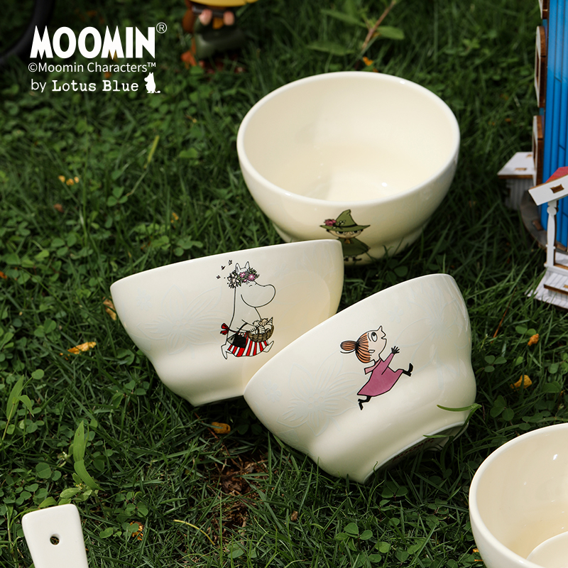 moomin繁花系列陶瓷碗葫芦碗