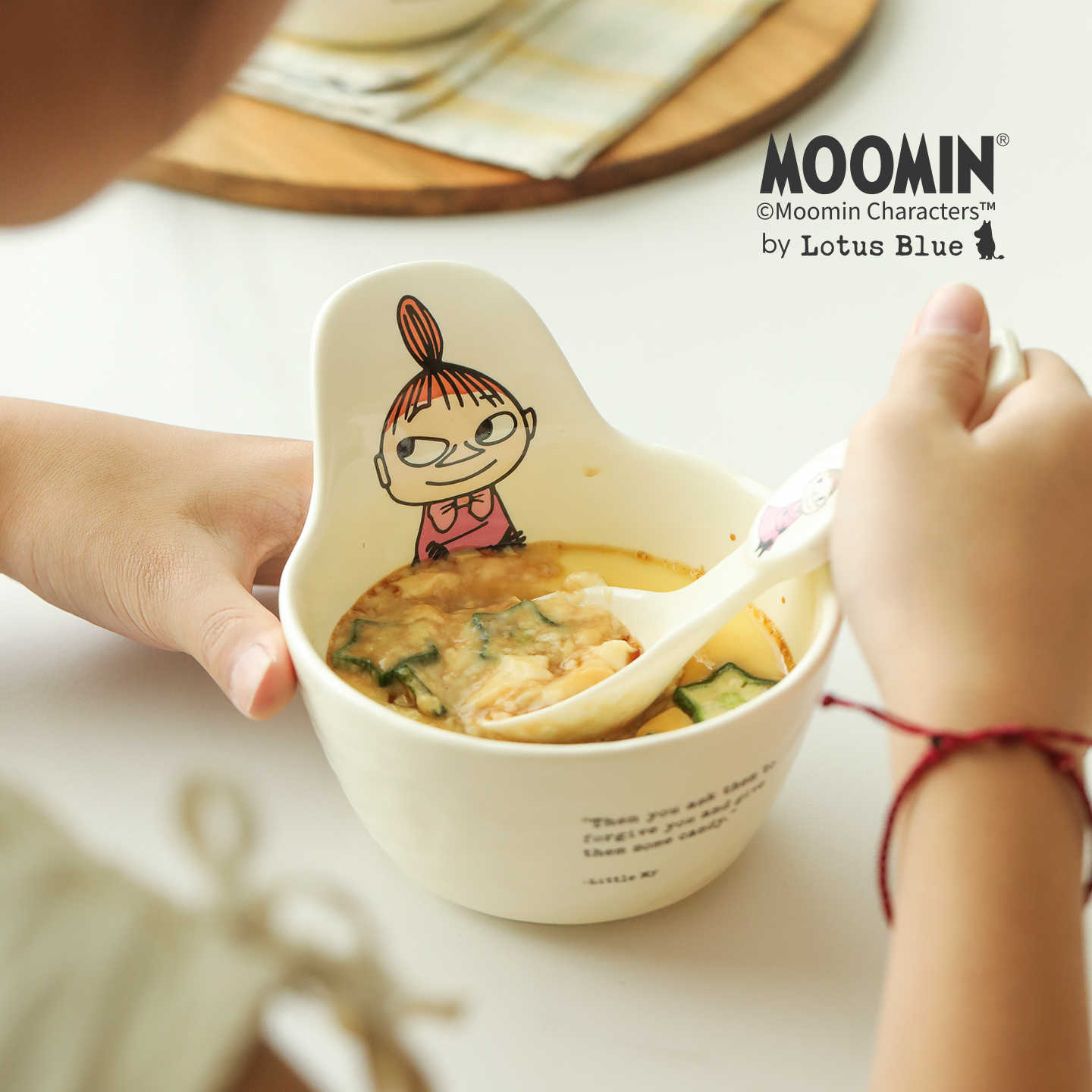 姆明陶瓷卡通可爱大众家庭防烫碗