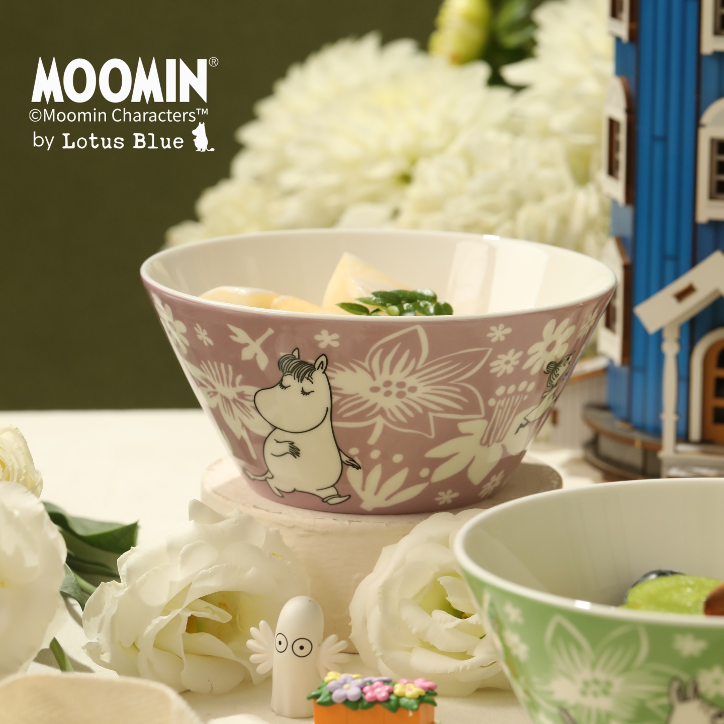 姆明骨瓷卡通大众坚固耐用高温碗