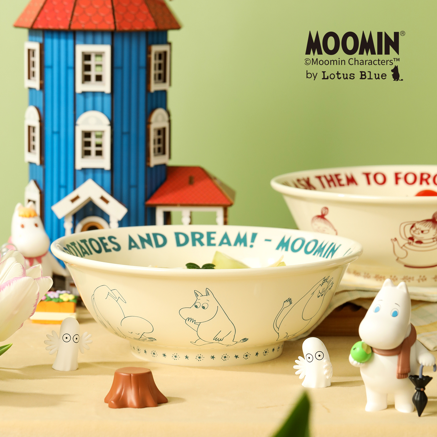 姆明陶瓷卡通动漫大众耐高温碗