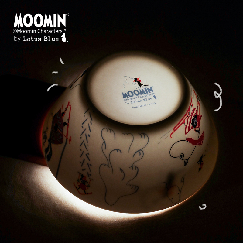 moomin中国联名卡通创意潮流碗具