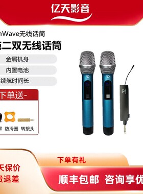 DreamWave 君伍摇滚王专用无线话筒手持金属K歌KTV专用便携麦克风