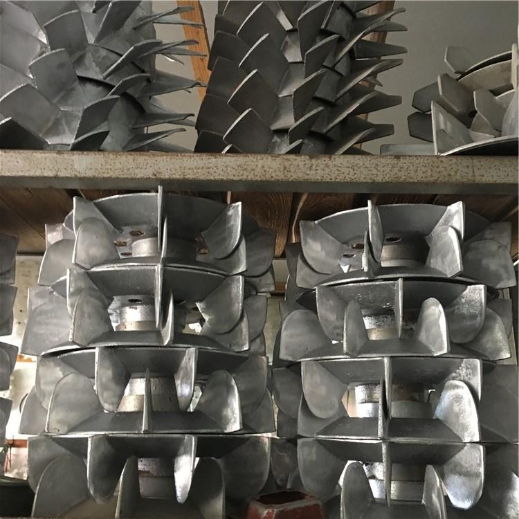 铝合金电动机热风叶Y2-1散60-2P马达风扇配件内径43mm外径028mm