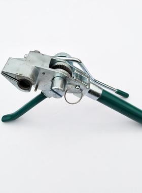 新式不锈钢扎带工具 绿色棘轮收紧型 长嘴牙齿型L型金属打包带剪
