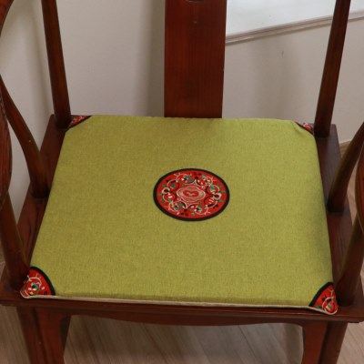 新中式餐椅垫亚麻红木圈椅坐垫四季田园实木沙发垫防滑茶椅垫加厚,居家布艺,沙发垫,淘宝优惠券,粉丝福利购,淘宝优惠卷