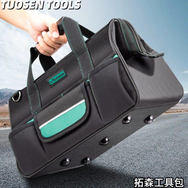 拓森工具包电工帆布加厚口袋多功能五金包大号耐用维修收纳包,五金/工具,工具包,淘宝优惠券,粉丝福利购,淘宝优惠卷