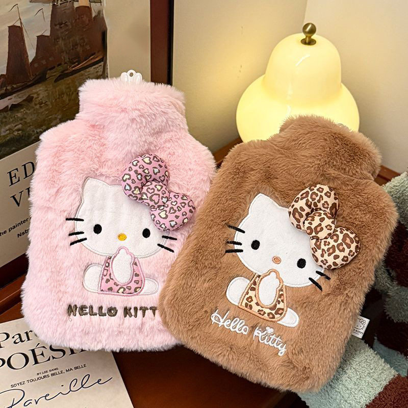HelloKitty毛绒注水热水袋加厚