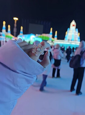 旋转雪花戒指限定文创开口可调节简约百搭指环日常穿戴时尚小饰品