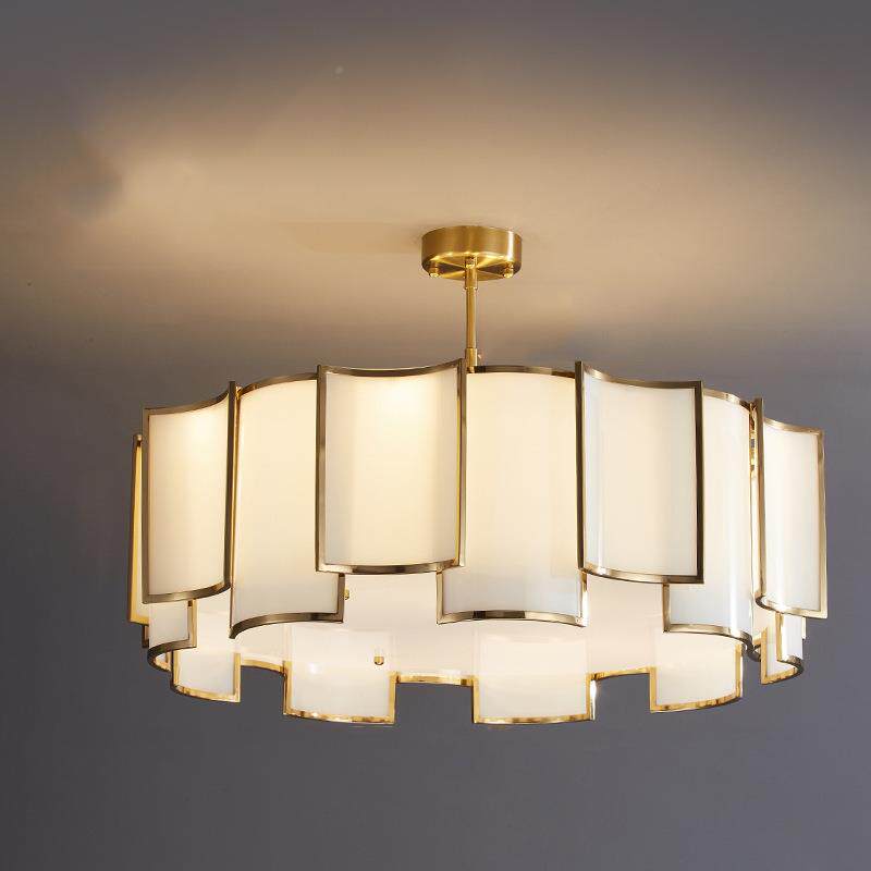 新中式吊0灯客厅灯约大简气现轻奢家用主卧593代室房间餐厅灯225