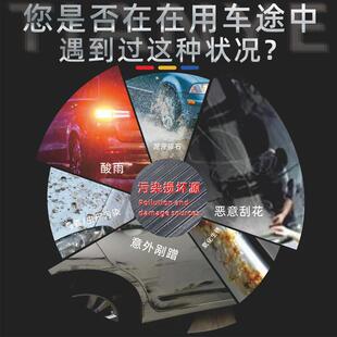 T9U10208汽车车顶防水明隐形车衣膜玻璃漏无色自贴透防贴护天窗防