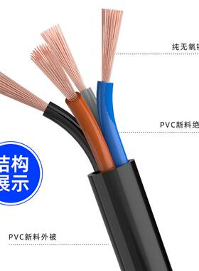 厂家国标电源线芯AVVR方护套324*0.2平信号88290控制线线缆