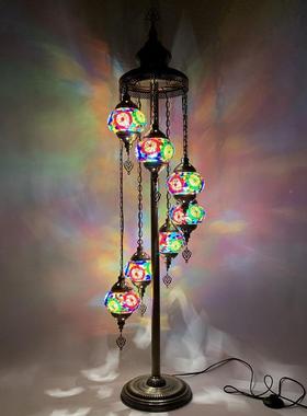 幻云地中海欧地式古漫客厅书UNN房个性创意手工琉璃古铜出口浪落