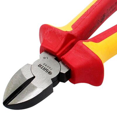 70233高压缘斜嘴钳V绝DE100斜0V耐压口钳FSM剪线钳铬钒钢7英寸