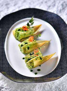 陶商瓷新中式酒店餐厅餐38564具凉菜点心热菜用旦形波万浪纹字边