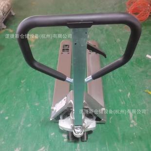 30APU压4锈钢叉车手动3液2吨吨5T防腐防锈搬运不车手拖升降地牛