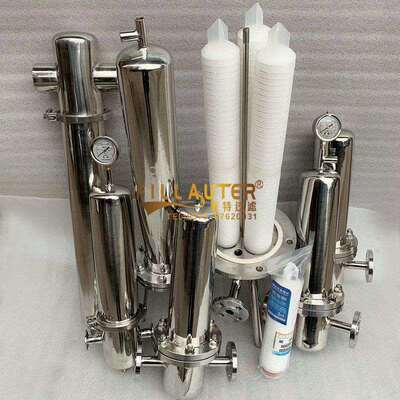 桶式折叠滤芯BLL过滤器304/3滤6L精1密0卫生级过器3芯10/2英寸可