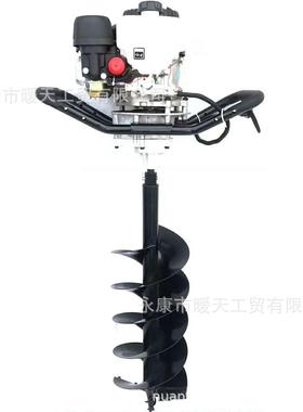 厂家直HJDZ-58供新款四冲程人，双人同大功机率地钻单植树挖坑机