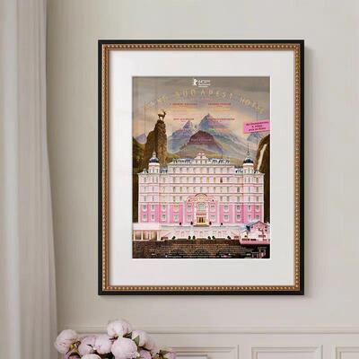 法式复挂画壁美GDN式轻奢客厅餐厅玄关画古法装饰画布式达佩斯大