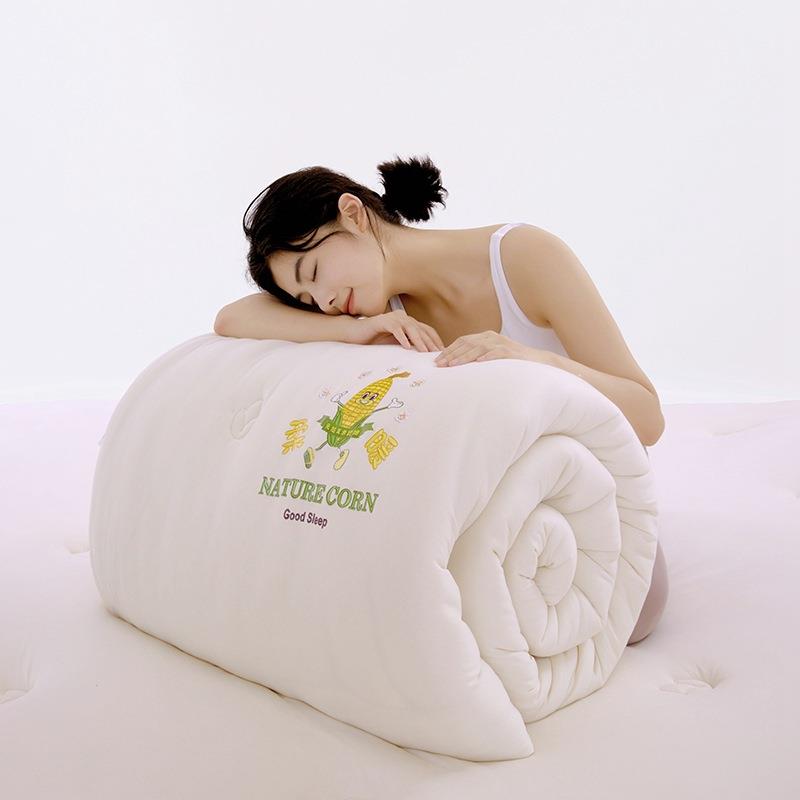 A999999类大豆玉米舍纤维被子冬被学人生宿单被床春秋棉被芯加厚