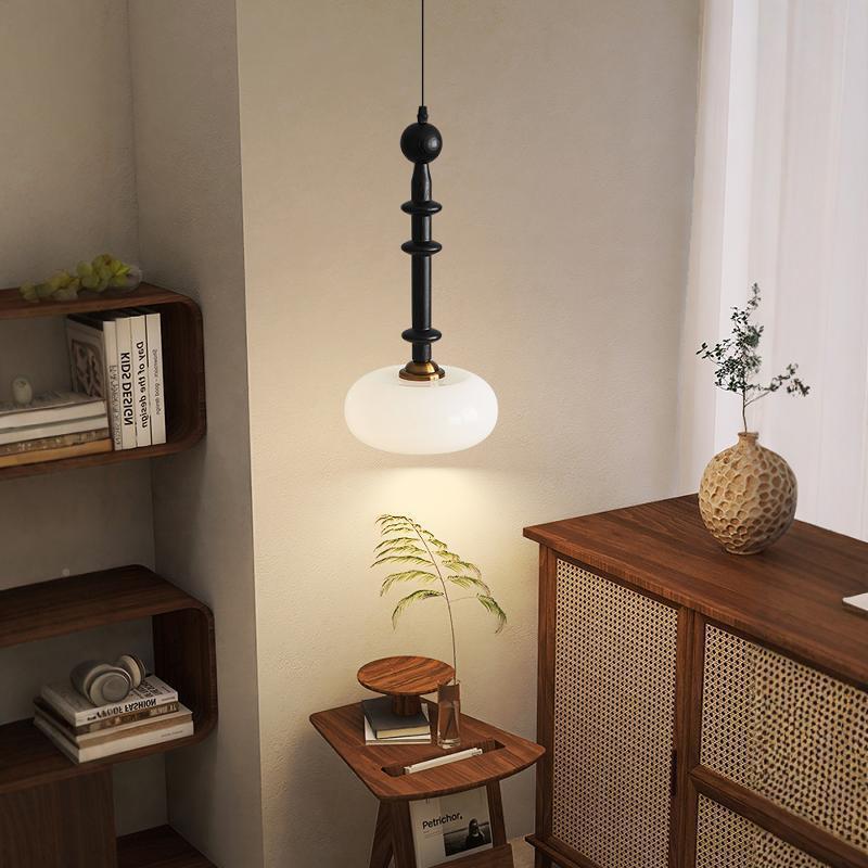 古风室床头中吊灯复创577意卧简约古餐厅灯胡桃木色大厅吧台餐桌